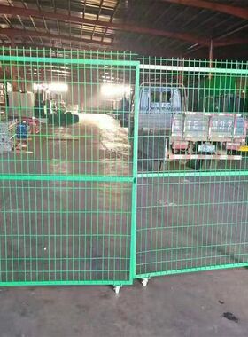 桃型柱护栏网小区别墅厂区园林户外围网圈地公路围栏网铁丝网围栏