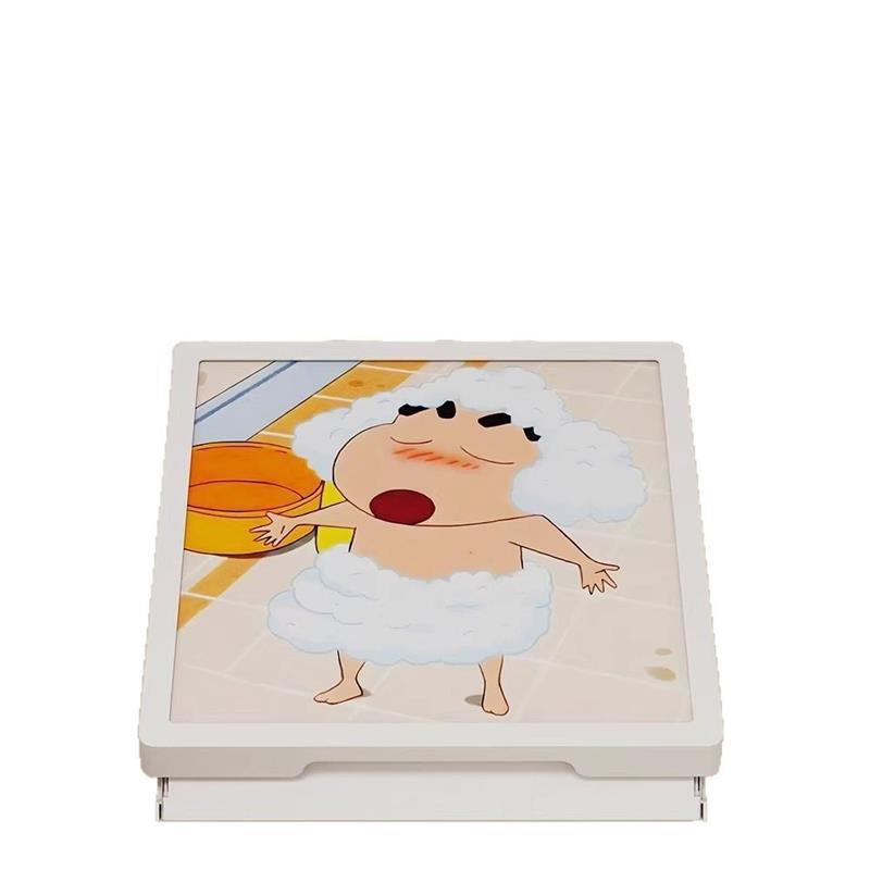 浴室卫生间置物架收纳盒洗澡放干净衣服神器折叠防水挂画墙柜子盒 - 图3