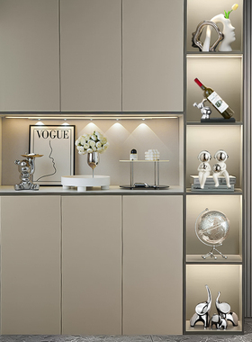 速发轻装玄关柜奢饰品摆件断端大气客厅酒柜电视柜隔高餐柜家居