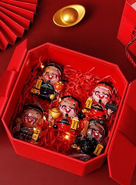 速发五路财公爷小摆件办神室桌面招财解压装饰品生日礼物工位发财