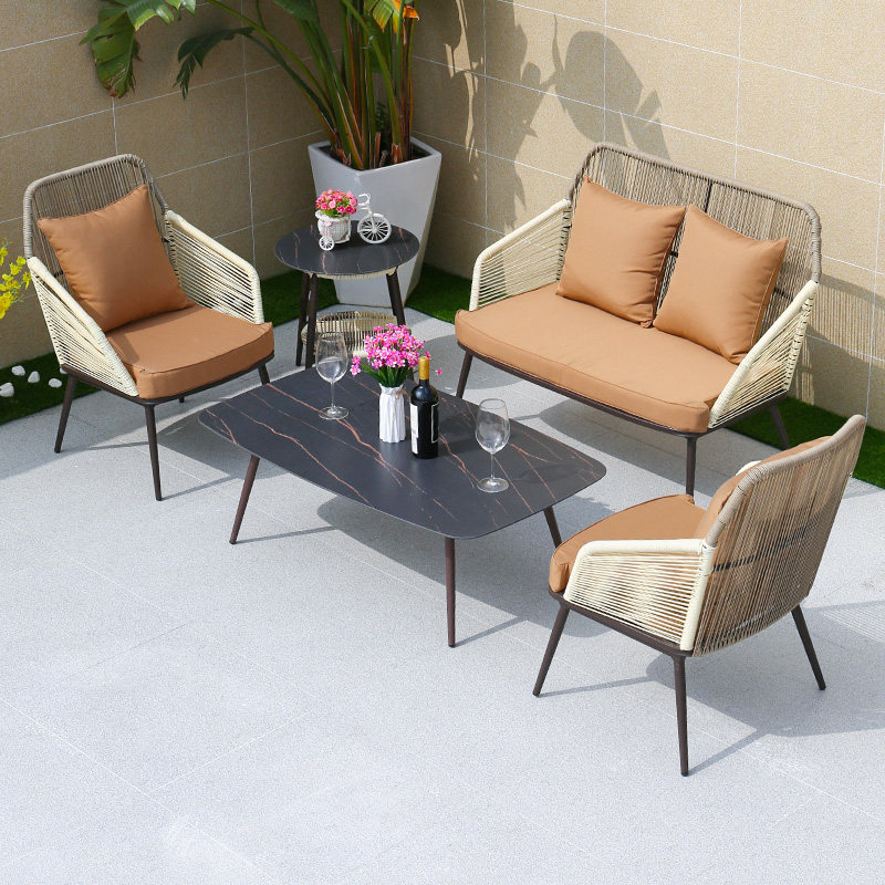 速发户外沙发室外露天庭台防晒防水院艺沙发藤休闲藤编家俱组合,淘宝优惠券,粉丝福利购,淘宝优惠卷