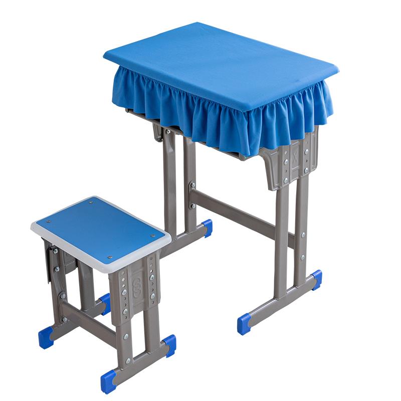 小学生桌布桌罩定制课桌套罩40×60学校课桌布防水天蓝色学习桌套 - 图3