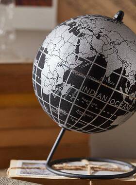 欧美软木地球仪创意家居书房客厅ins装饰品摆件礼品礼物婚礼道具