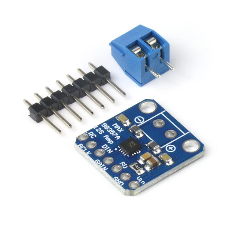 MAX98357A芯片 音频功率放大器模块I2S 3W D类无滤波高保真功放板 - 图3