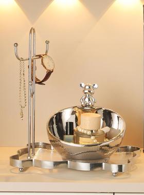 玄关钥匙收纳摆件进门入户鞋柜门口入门桌面客厅玄幻锁匙装饰品