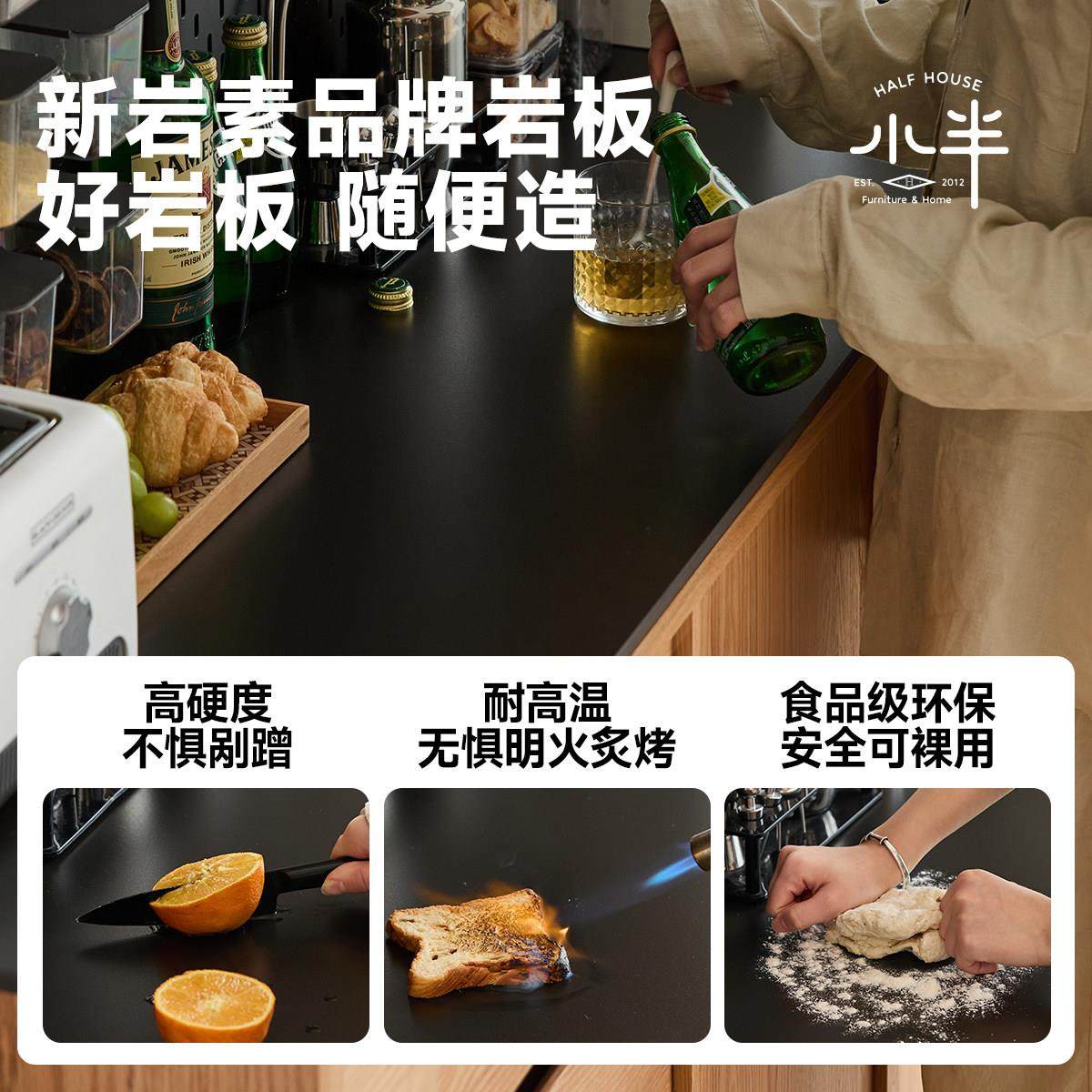 小半家具实木餐边柜橡木小户型家用餐厅边柜原木客厅收纳储物柜子,淘宝优惠券,粉丝福利购,淘宝优惠卷