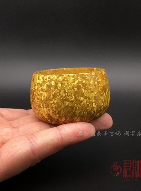 极速实心斑铜香炉花斑铜香炉小铜缸摆件H黄斑铜盘笔洗铜器铜炉收
