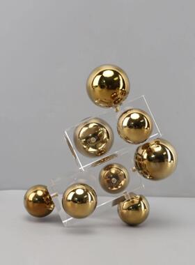 轻奢简约现代水晶堆积球怪力球艺术摆件工艺品样板房售楼部饰品