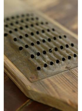 民俗怀旧老物件五六十年代木质刨丝器老餐具木器装饰物摆件挂件