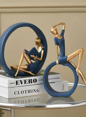 现代简约玄关OK女孩客厅电视红酒柜装饰工艺品摆件书房卧室小摆设