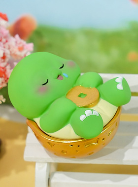 新款悠哉小乌龟小摆件办公室工位