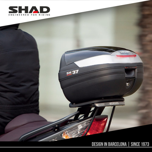 SHAD进口夏德摩托车后座包电动车后备箱尾箱工具箱通用置物箱SH37 - 图1