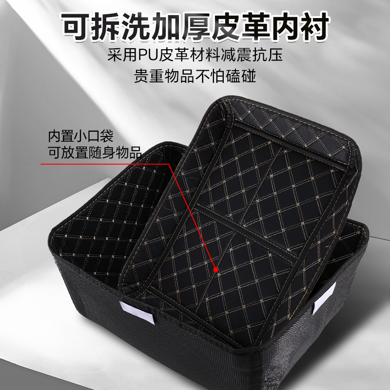 绿源电动车55L摩托车后尾箱大容量电瓶车后备箱工具箱通用加强ABS