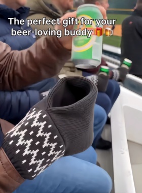 啤酒手套！冬季户外看球装备