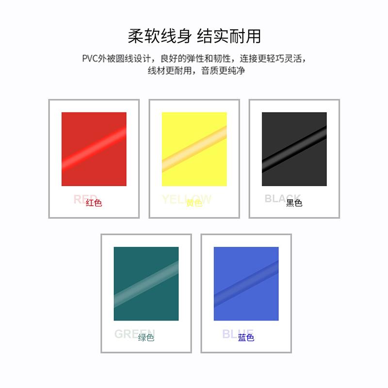 ickb L3 3.5mm转卡侬母线 调音台手机电脑声卡电容麦话筒音频线 - 图3