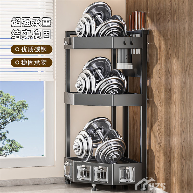 厨房置物架台面转角落调料多功能架墙三角调料味品油盐酱醋收纳架