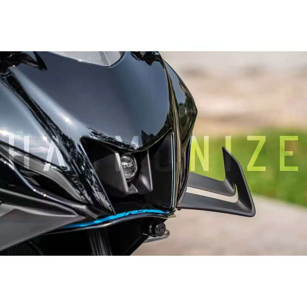 台湾HARMONIZE原创设计侧翼扰流罩TL竞技款定风翼适雅马哈YZF-R7 - 图1