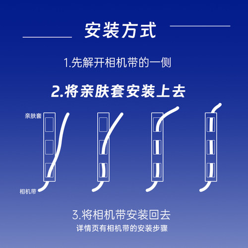 相机肩带亲肤套相适用于佳能R5/R6II R50尼康ZF Z30索尼ZVE10 A6000富士XT5 XS10微单/单反复古时尚摄影背带 - 图2