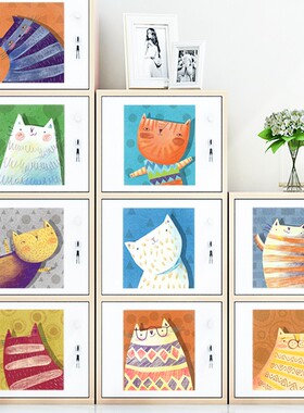 速发柜子创纸装饰壁纸贴画贴意墙贴墙纸自卧粘室温馨墙面画框