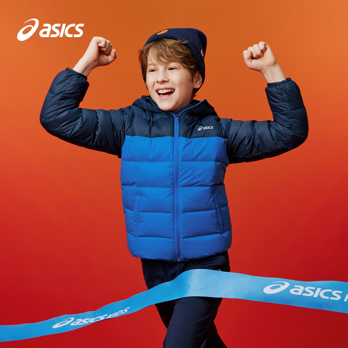 ASICS/亚瑟士童装儿童轻薄羽绒服男童25年冬季三防保暖运动外套女,淘宝优惠券,粉丝福利购,淘宝优惠卷