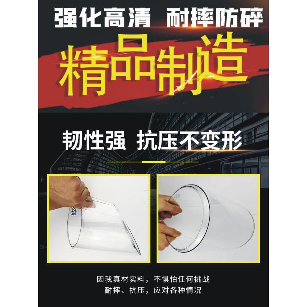 E滴滴代驾DIY电动摩托车头盔改装配件安全帽护目高清面罩挡风镜片-图2