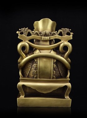 速发纯铜财礼爷摆件招公文财神像佛像办财室客厅供奉家用店铺开业