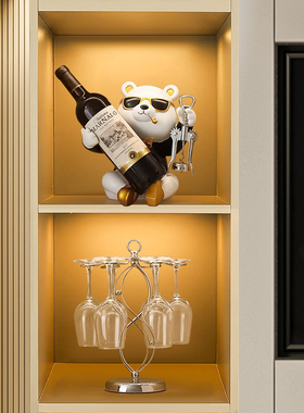 速发熊轻奢高档红酒架酒柜装品饰摆摆家居客厅电视餐柜件设高级