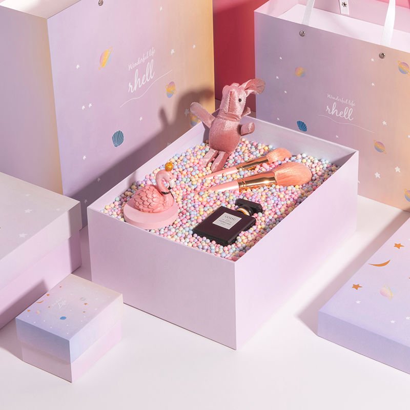 速发Gift Box box surprise large IntFernet celebrity hand Agi-图0
