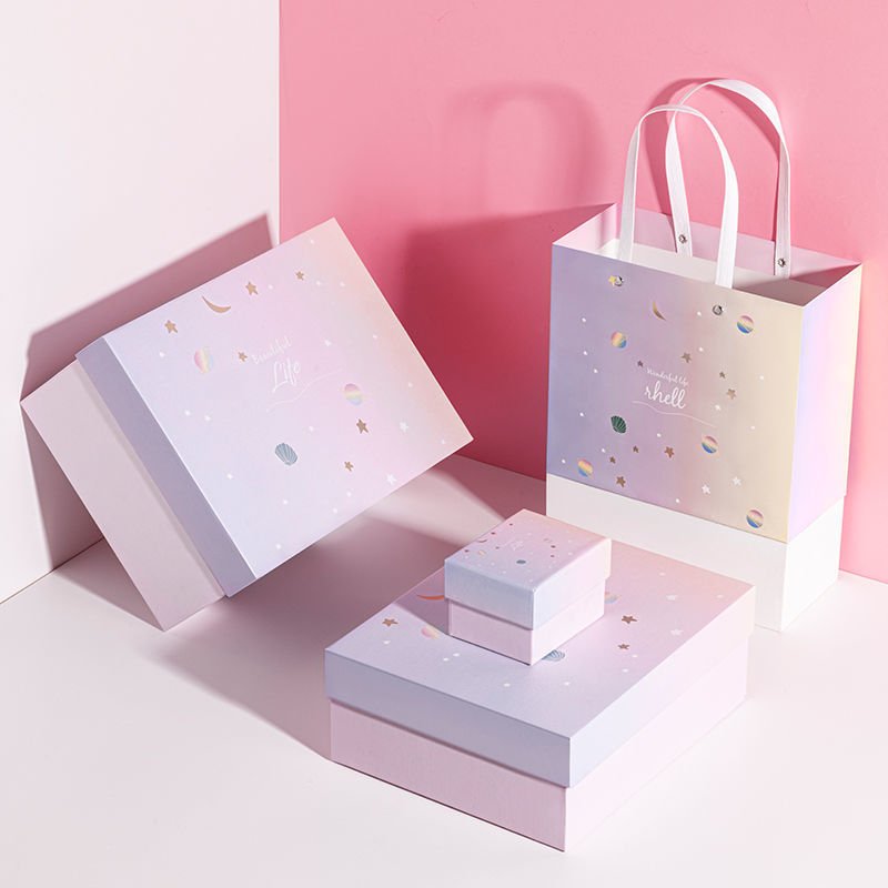 速发Gift Box box surprise large IntFernet celebrity hand Agi-图2