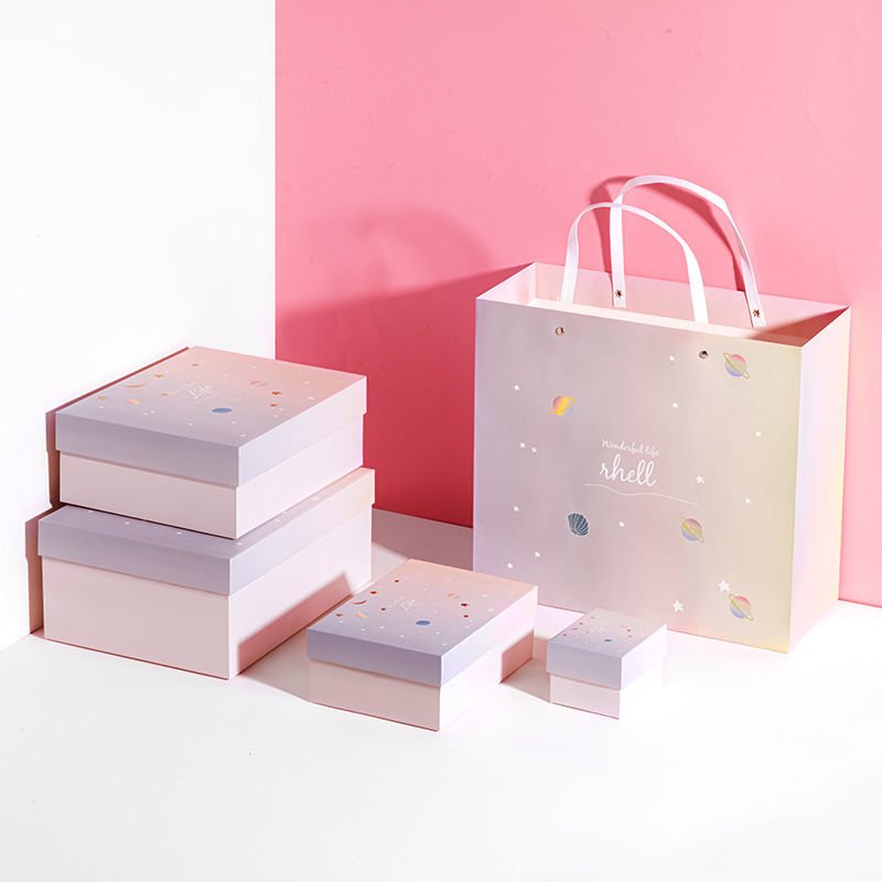 速发Gift Box box surprise large IntFernet celebrity hand Agi-图1