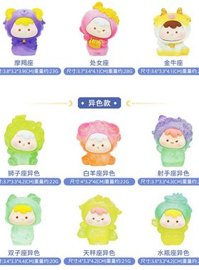 盲袋圆滚滚盲盒十二女生卡哇伊