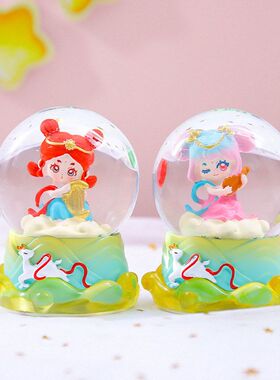 水晶球鸣奏办公室桌面敦煌发光