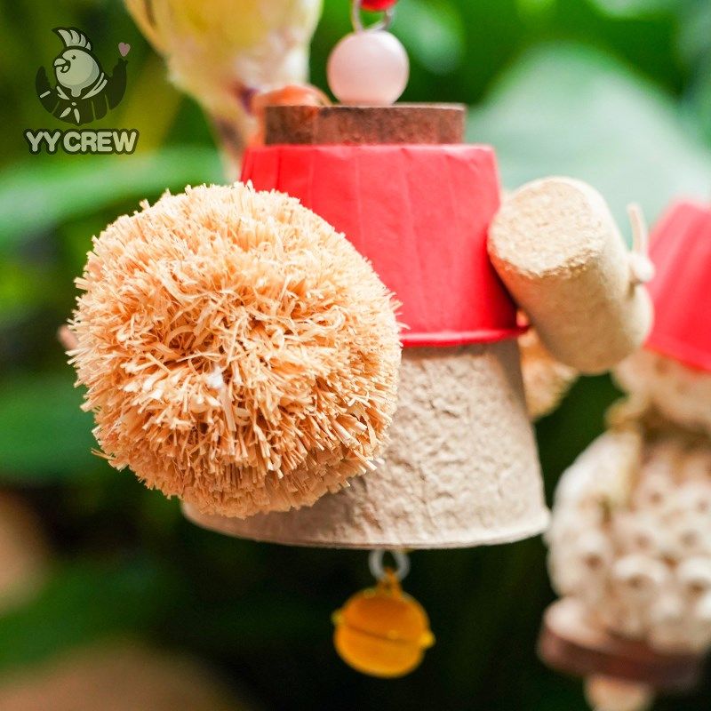 速发鹦鹦队 鹦鹉串咬挂件笼具攀爬秋千草球藤球挂啃牡丹玄凤鸟玩,淘宝优惠券,粉丝福利购,淘宝优惠卷