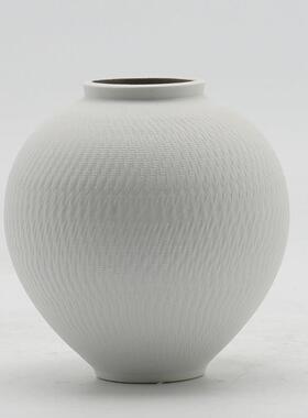 新中式创意橱窗白陶瓷摆饰客厅展示柜瓷器软装饰品电视柜酒柜搭配