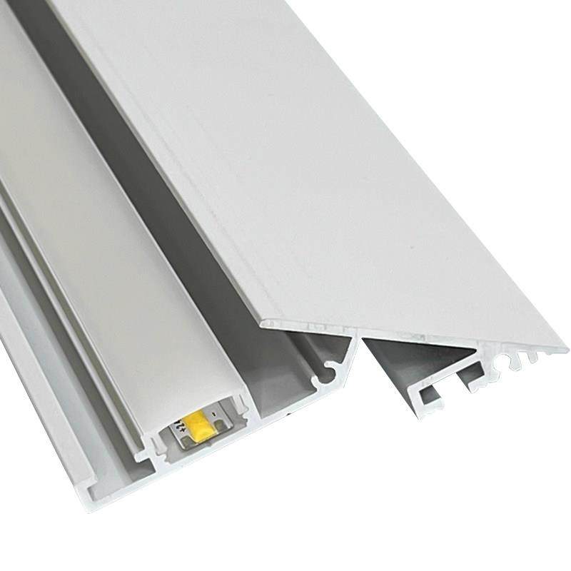 薄如蝉翼斜面灯槽悬浮吊顶反光铝槽灯45度斜边发光回形吸顶灯带型,淘宝优惠券,粉丝福利购,淘宝优惠卷