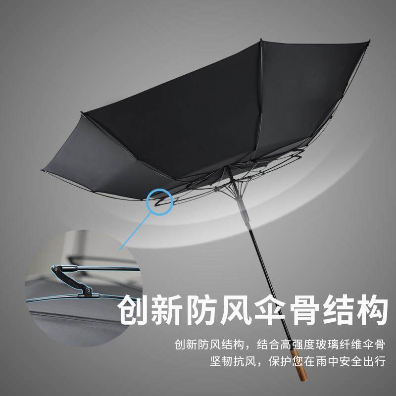 自动长柄雨伞防风加固大暴雨专用商务直柄伞特大号三双人男士定制,淘宝优惠券,粉丝福利购,淘宝优惠卷