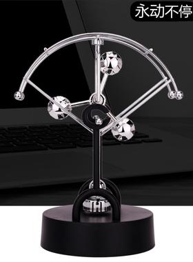 永动仪自循环永动机黑科技旋转自动转动一直动的摆件双摆混沌摆