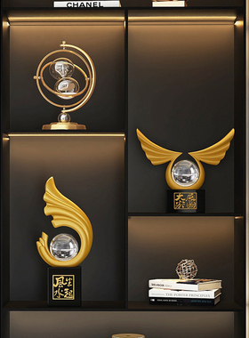 速发公生水起办风室装饰摆件家居饰柜客厅工艺品玄关电视柜酒品装