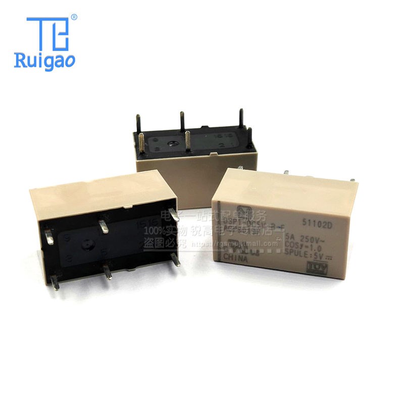继电器 DSP1-DC5V-R-F 5VDC DC5V 5A6脚 元器件 原厂原装 - 图3