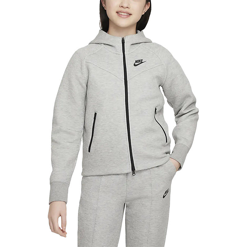 Nike/耐克正品新款大童时尚全长拉链开襟连帽运动卫衣FD2979,淘宝优惠券,粉丝福利购,淘宝优惠卷