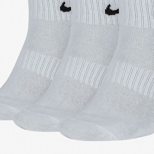 Nike/耐克正品2022春季新款男女运动休闲袜三双装SX7677-100 - 图1