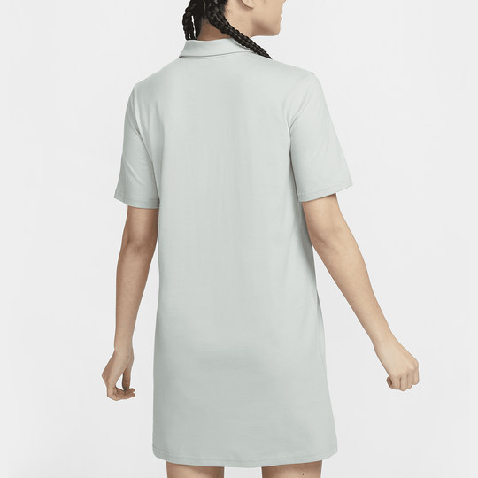 Nike/耐克官方正品女士简约透气针织刺绣休闲连衣裙HJ3949-041