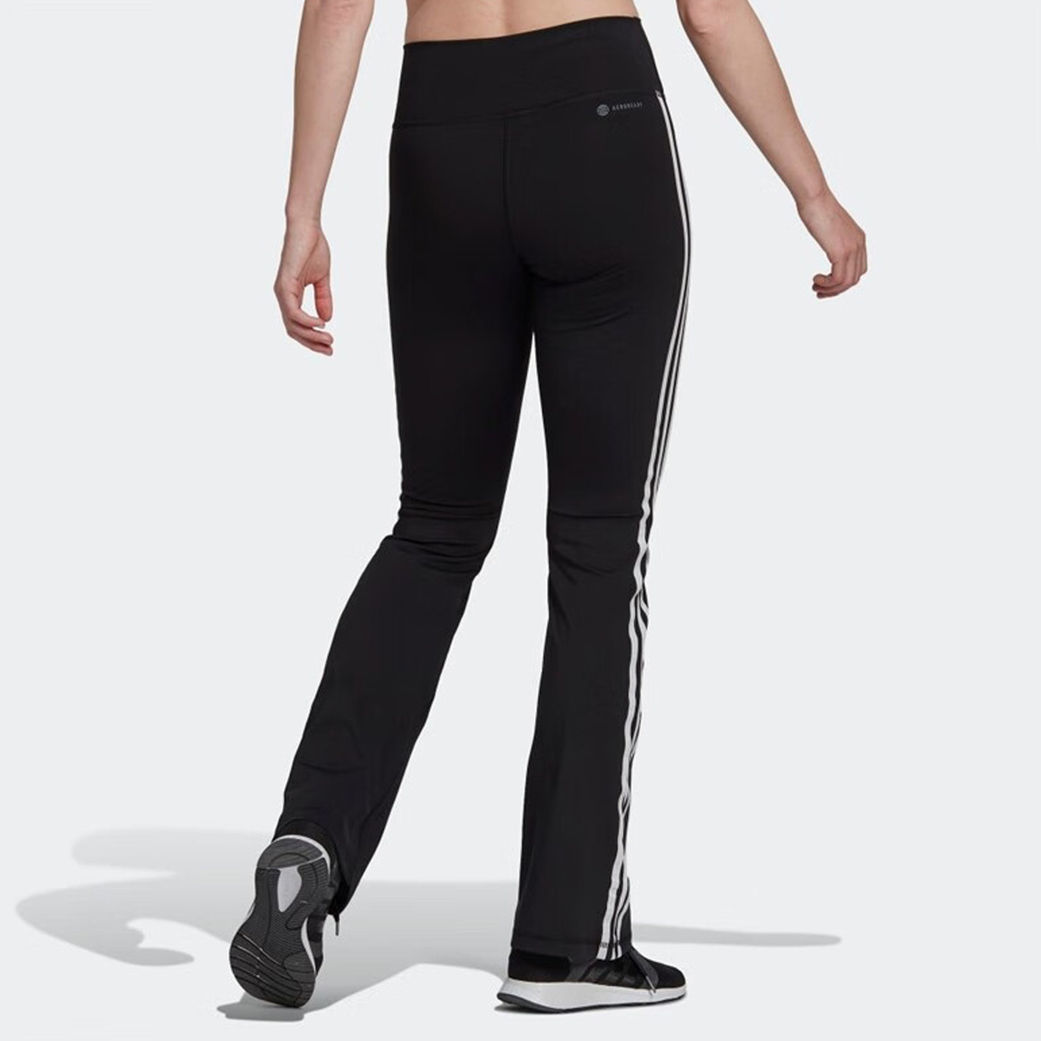 Adidas/阿迪达斯正品TE 3S FLARED女子紧身喇叭运动裤HL0002 - 图0