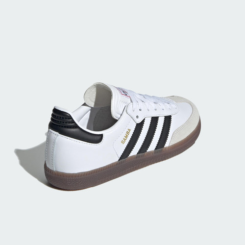 Adidas/阿迪达斯正品SAMBA儿童运动经典休闲低帮系带板鞋IF1944 - 图1