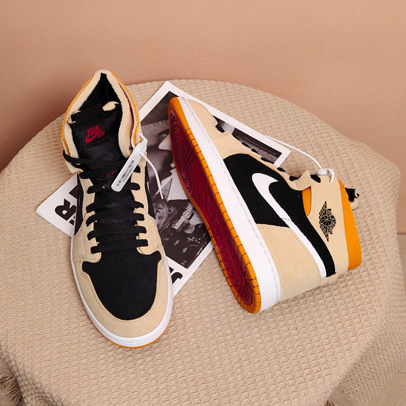 Nike/耐克官方正品Air Jordan 1 男子运动缓震高帮板鞋CT0978-203 - 图0