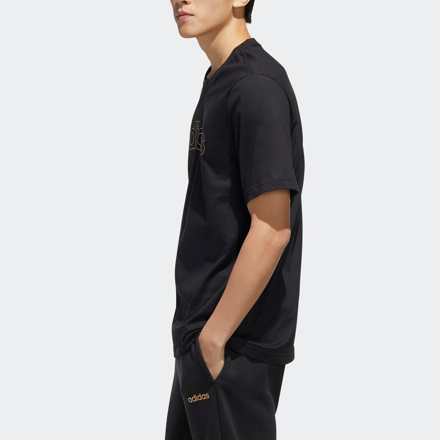 Adidas/阿迪达斯正品夏M ESS BR TEE男运动型格短袖T恤FM3441 - 图0