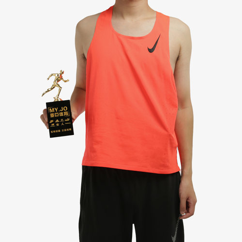 Nike/耐克正品夏季男子透气圆领跑步训练运动无袖背心 CJ7836 - 图2