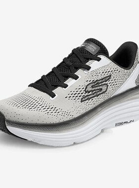 Skechers斯凯奇正品MEN'S GO男款系带中厚底低帮跑步鞋220621-WBK