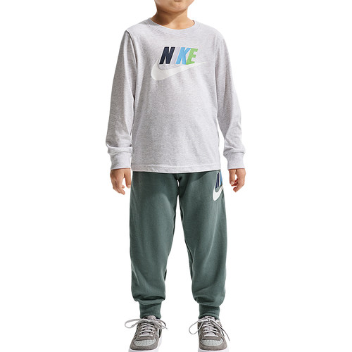 Nike/耐克正品2026春季款小童日常圆领套头透气套装IU5342-398 - 图3