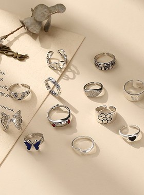 极速New hot gselling fashion colorful butterfly animal ring